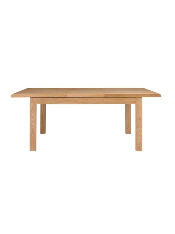 Curve 6 Seater Extending Dining Table - Oak - Image 4