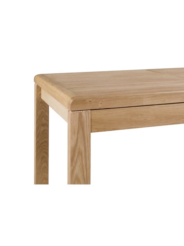 Curve 6 Seater Extending Dining Table - Oak - Image 5