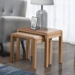 Curve Nest of 2 Tables – Oak