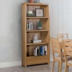 Curve 1 Drawer Tall Bookcase – Oak