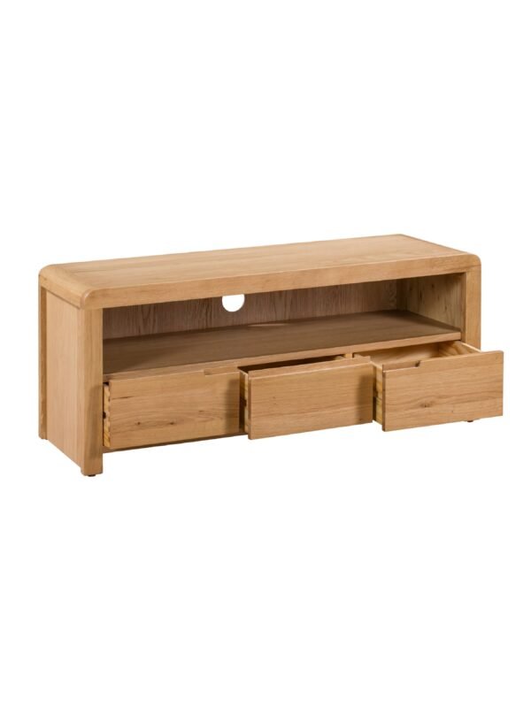 Curve TV Unit up to 40 inch - Oak - Image 3
