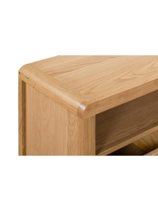 Curve TV Unit up to 40 inch - Oak - Image 5