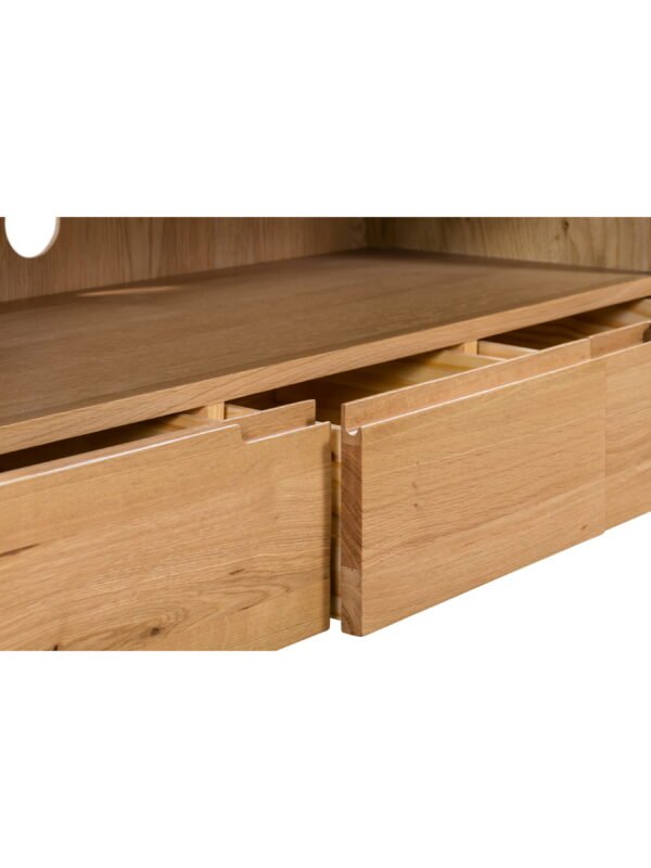 Curve TV Unit up to 40 inch - Oak - Image 6