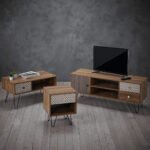Casablanca Dark Oak Side Table