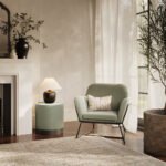 Lara Vintage Pink & Gold Dining Chairs - Image 7
