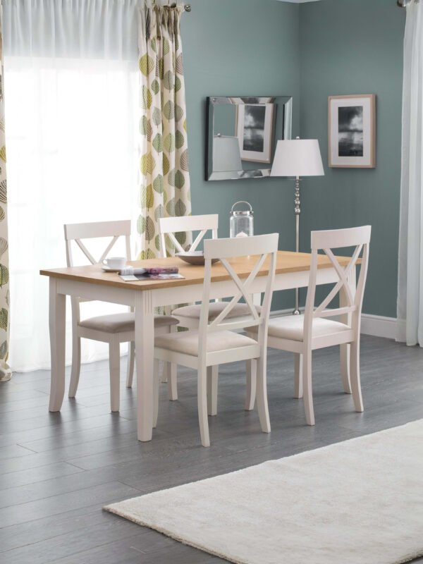 Davenport Rectangular 6 Seater Dining Table - Image 4