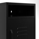Dillon Black Bedside Cabinet - Image 6