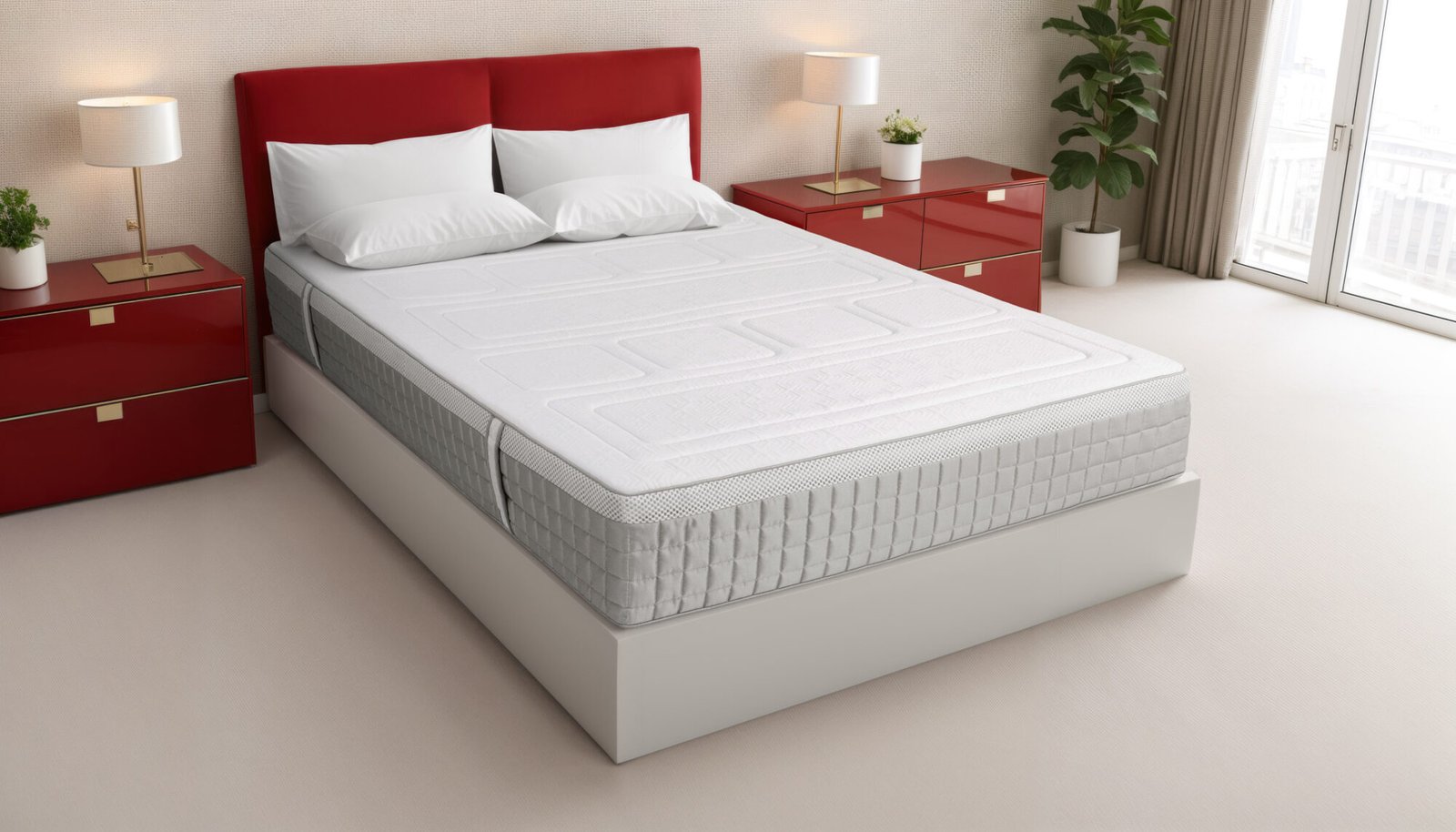E-Volve-Sleep-Memory-4000-Bedroom.jpg Breasley Uno E-Volve Sleep Memory 4000 Mattress - Image 1