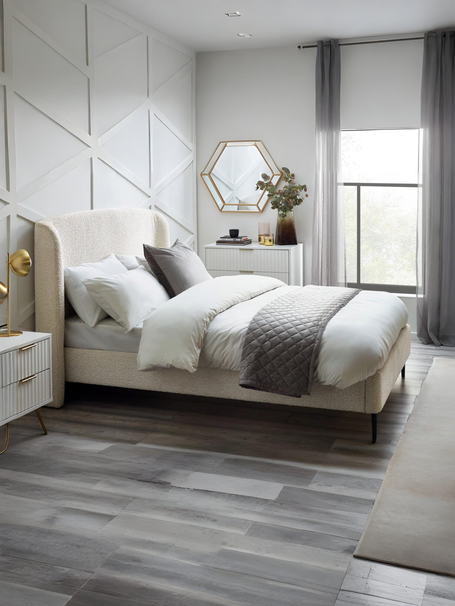EDE001_1-4 Eden Upholstered Bed