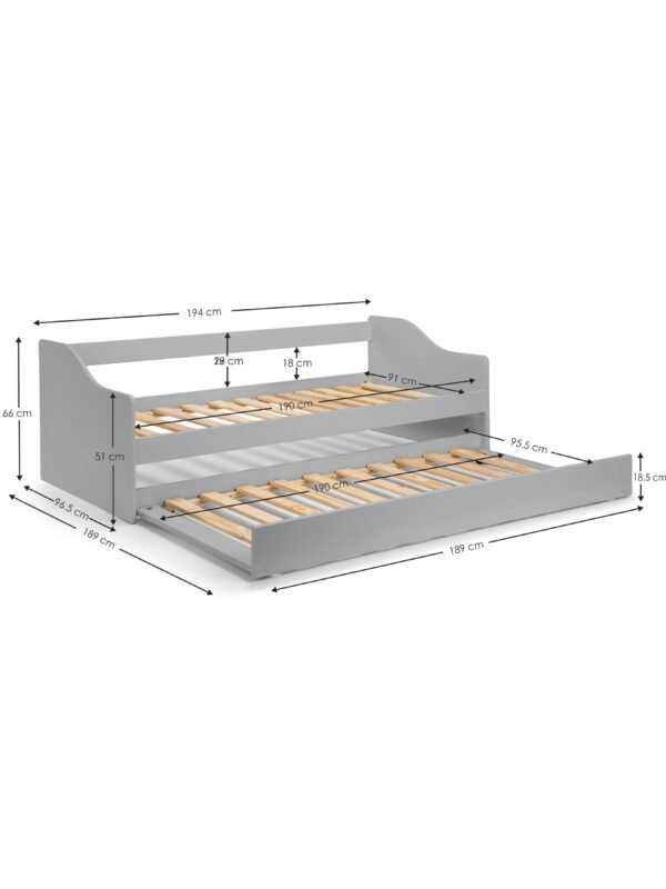 Elba DayBed with Trundle - Image 13