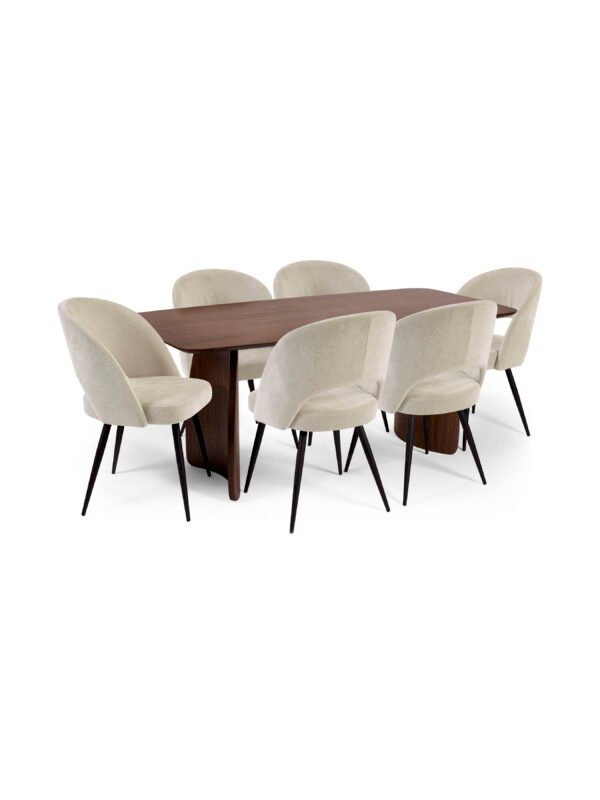 Ella Curved Back Upholstered Dining Chair (Set of 2) - Image 14