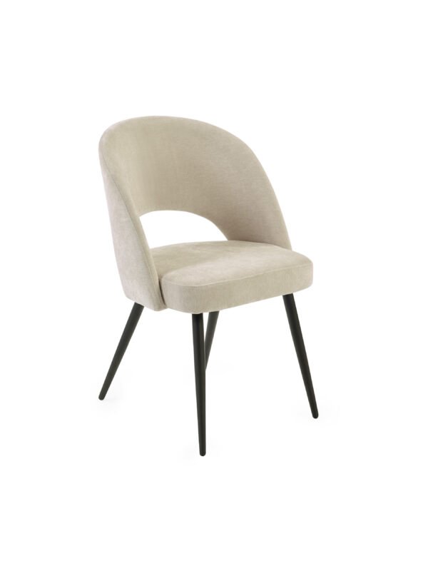 Ella Curved Back Upholstered Dining Chair (Set of 2) - Image 3