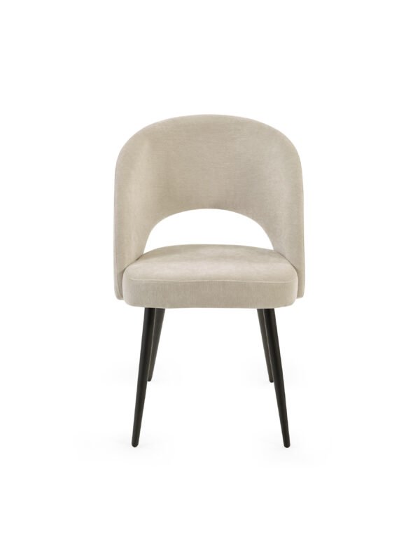 Ella Curved Back Upholstered Dining Chair (Set of 2) - Image 4