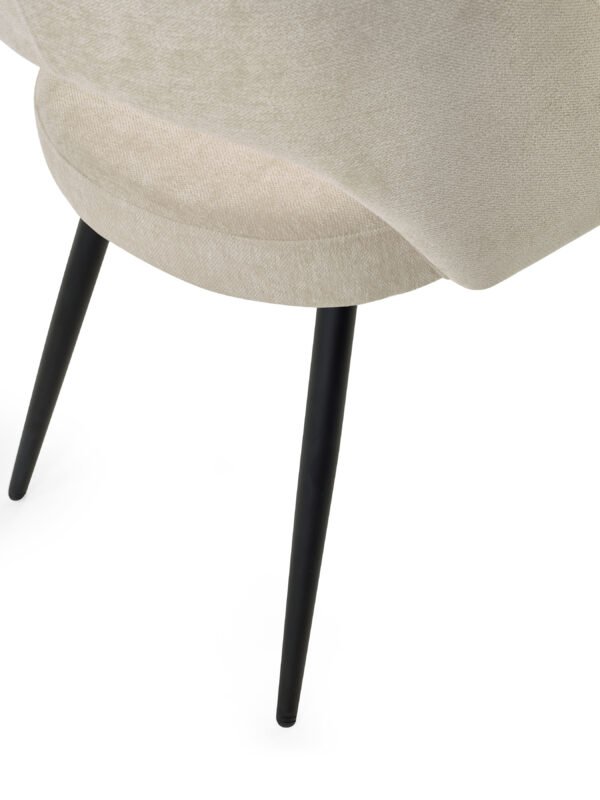 Ella Curved Back Upholstered Dining Chair (Set of 2) - Image 5