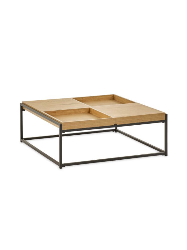 Ezra 83cm Square Tray Coffee Table - Image 5