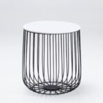 Enzo Oak & Gold Side Table - Image 14