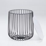 Enzo Oak & Gold Side Table - Image 7