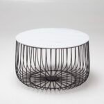 Enzo Oak & Gold Side Table - Image 6