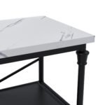 Fairmont Marble & Black Console Table - Image 9