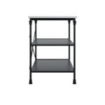 Fairmont Marble & Black Console Table - Image 12