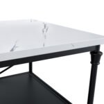 Fairmont Marble & Black Console Table - Image 7