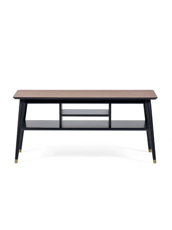 Findlay Media Unit - Walnut & Black - Image 3