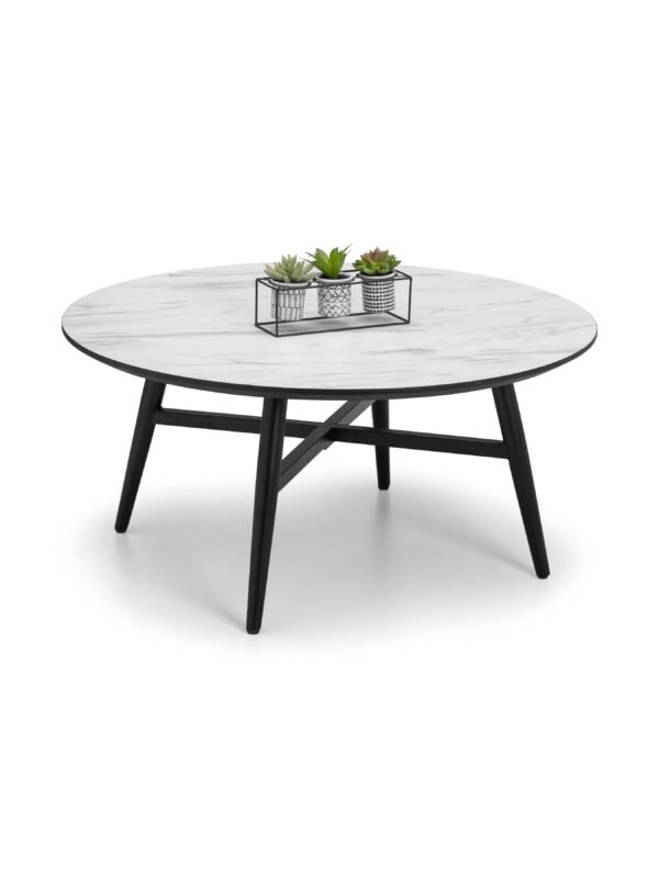 Firenze Marble Effect Coffee Table - Image 3