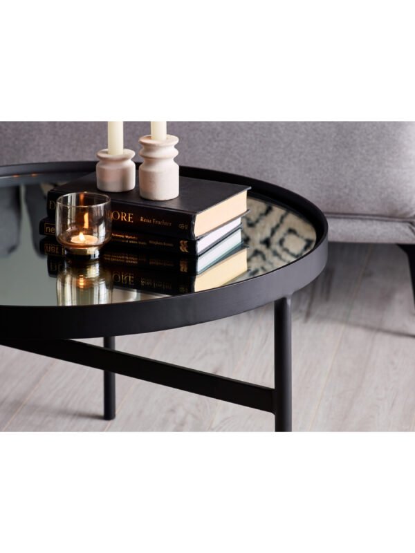 Franki Mirror Glass Coffee Table - Image 6