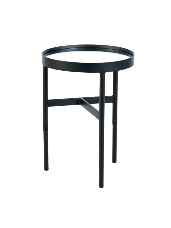 Franki Mirror Glass Lamp Table - Image 2