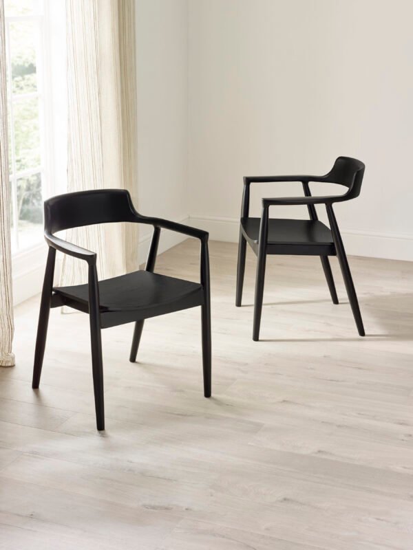 Set of 2 Franklin Dining Chair with Arms - Image 2