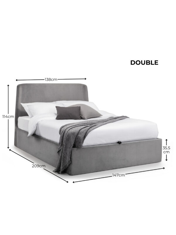 Frida Upholstered Ottoman Storage Bed - Image 10