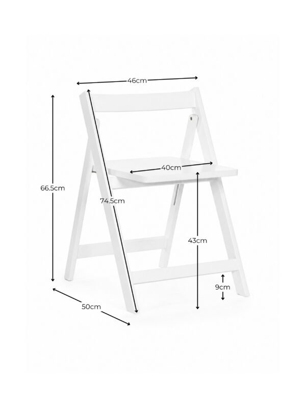 Gatan 2 Seater Compact Drop Leaf Dining Set with Folding Chairs - Image 14