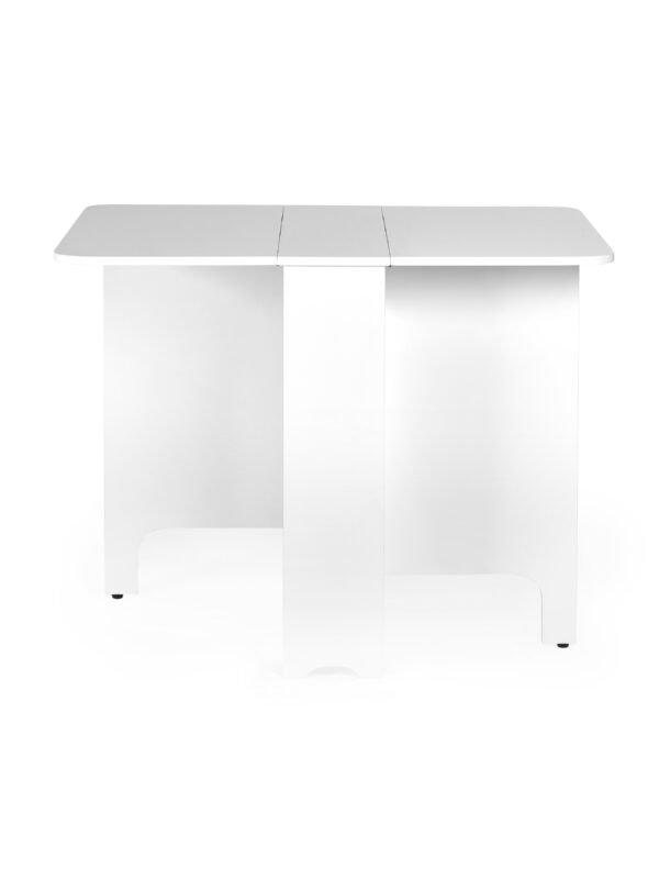 Gatan 2 Seater Compact Drop Leaf Dining Set with Folding Chairs - Image 8