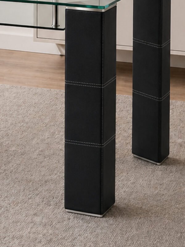 Greenwich Glass Dining Table - Image 3