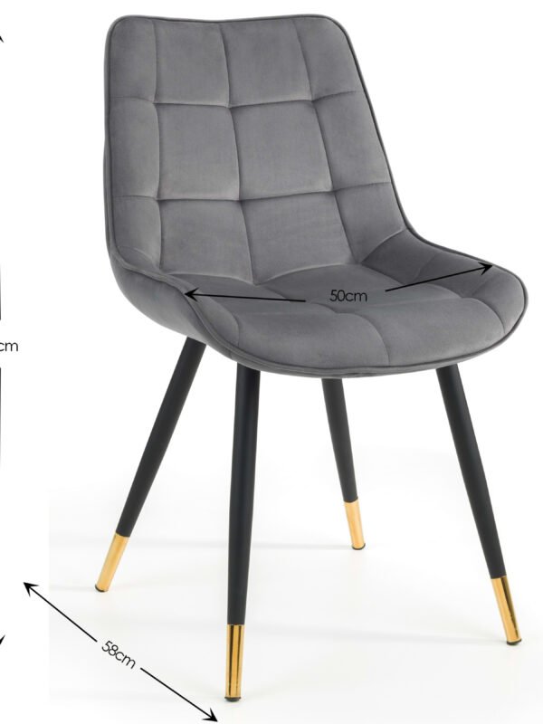 Hadid Upholstered Dining Chair (Set of 2) - Image 6