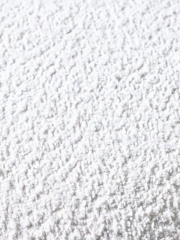 Hailey Ivory Bouclé Upholstered 40cm Storage Stool - Image 6