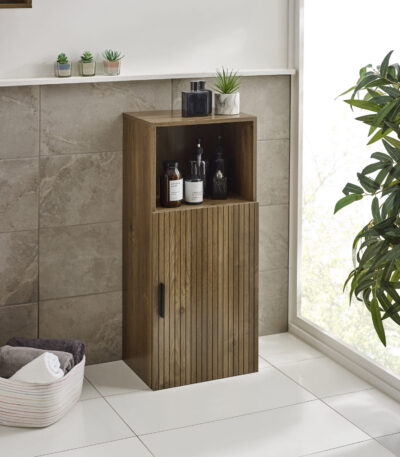 Hampshire Walnut Effect Bathroom Storage Cabinet