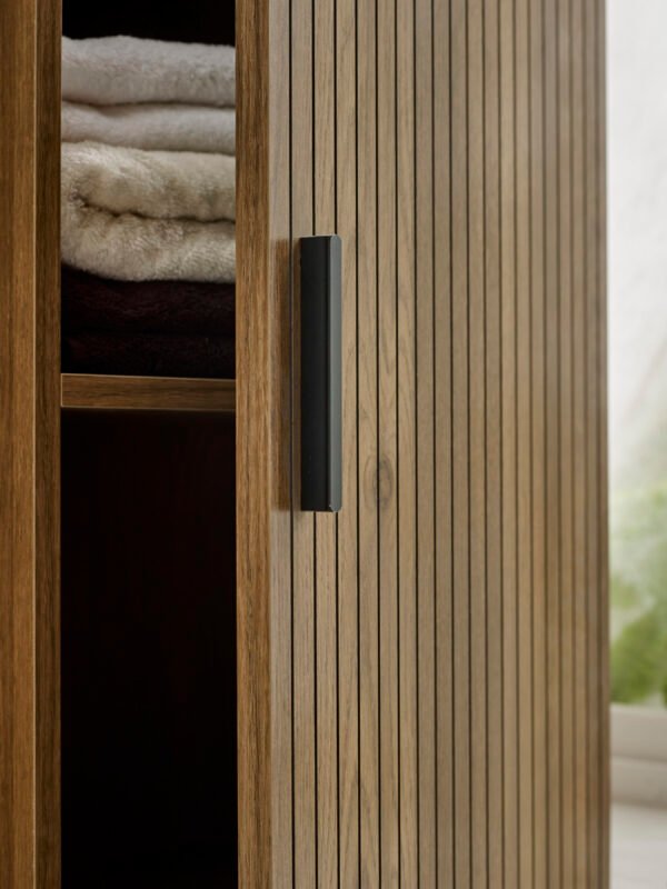 Hampshire Walnut Effect Bathroom Storage Cabinet - Image 6