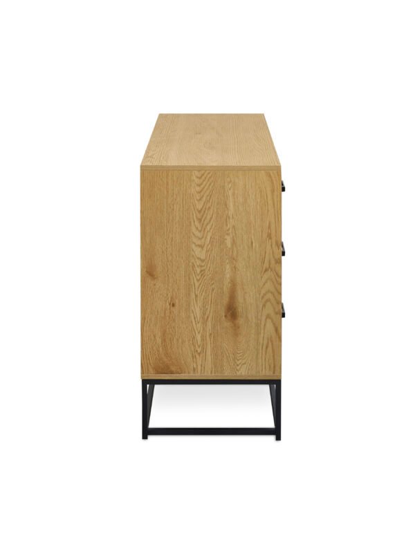 Harlow Light Oak Effect 6 Drawer Chest - Image 10