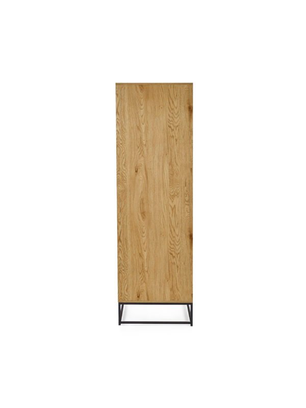 Harlow Light Oak Effect 2 Door Wardrobe - Image 12