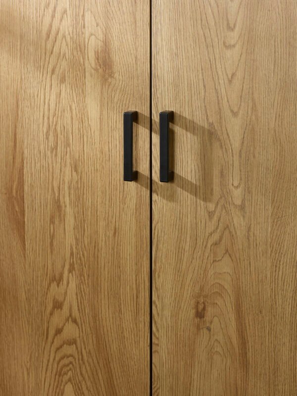 Harlow Light Oak Effect 2 Door Wardrobe - Image 8