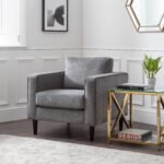 Hayward Chair – Grey Chenille Fabric