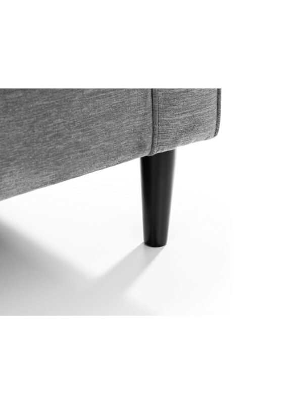 Hayward Chair - Grey Chenille Fabric - Image 5