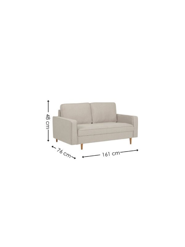 Henrietta Upholstered 3 Seater Sofa - Image 7