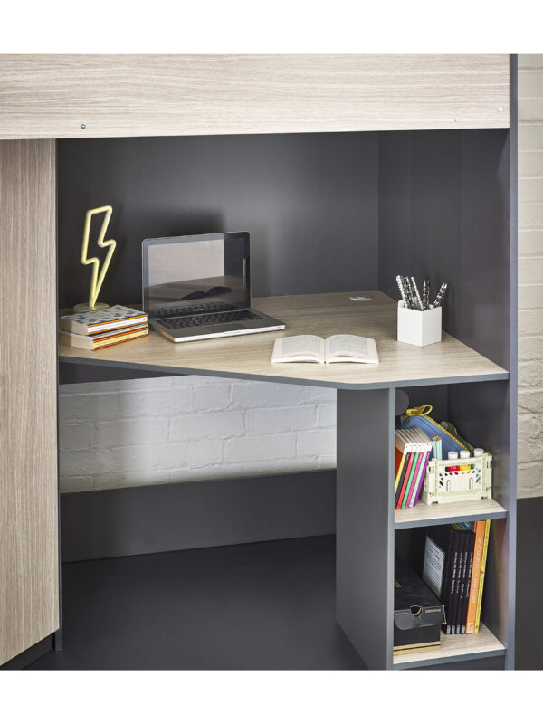 Hercules High Sleeper Bed with Desk - Image 12