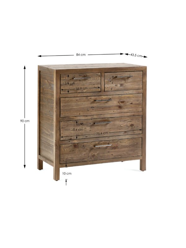 Heritage 3+2 Drawer Chest - Image 10