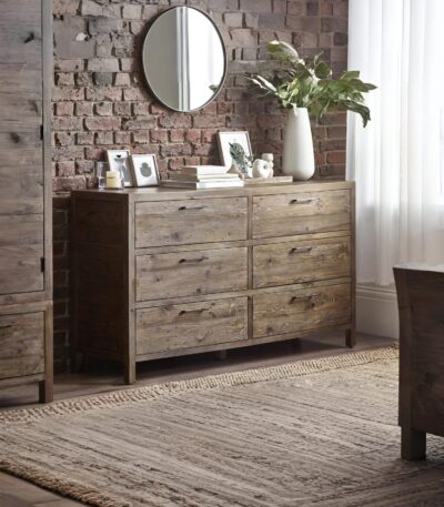 Heritage 6 Drawer Wide Chest