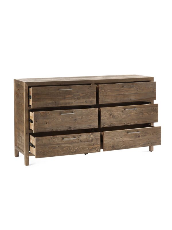 Heritage 6 Drawer Wide Chest - Image 3