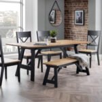 Hockley Table Black/Oak