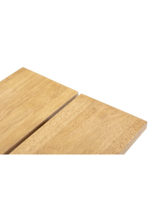 Hockley Bench Black/Oak - Image 5